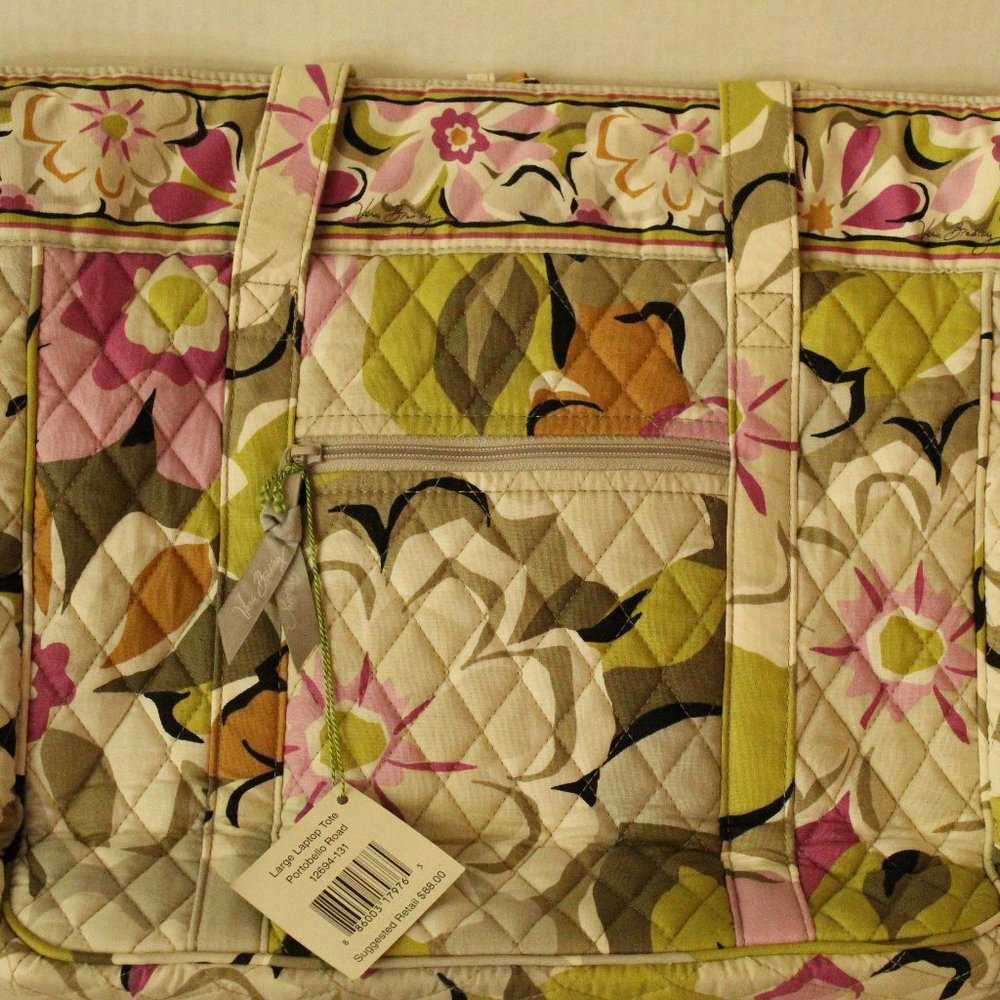 Vera Bradley, Large Laptop Tote, Portobello Road